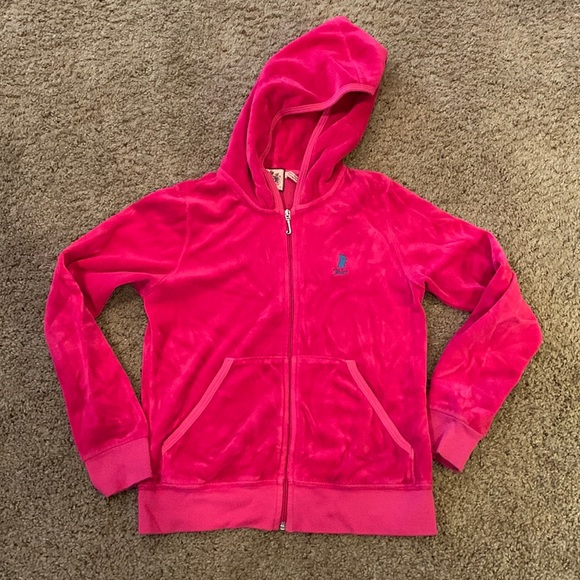 Juicy Couture Other - Girl’s Juicy Couture zip up hooded shirt
